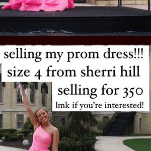 Size 4 Sherri Hill Dress. Worn once!